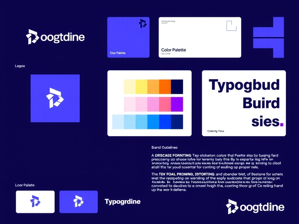 Branding & Identity design elements illustration