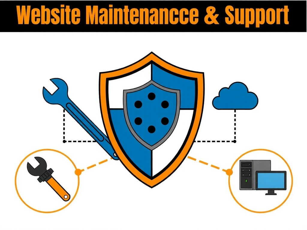 Maintenance & Support services illustration